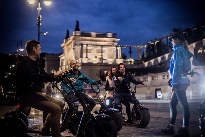 Small-Group Night Tour in Budapest on MonsteRoller e-Scooters - Getting started at Bécsi u 8