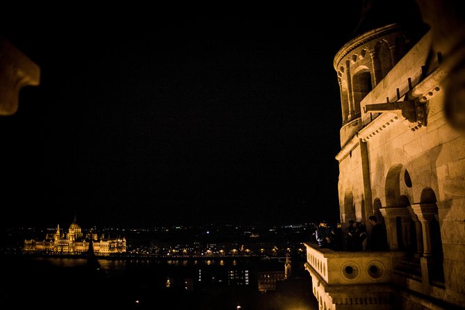 Small-Group Night Tour in Budapest on MonsteRoller e-Scooters - The Chain Bridge after dark