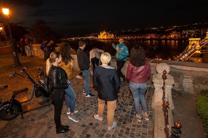 Small-Group Night Tour in Budapest on MonsteRoller e-Scooters - Castle Garden and Clark Adam Square