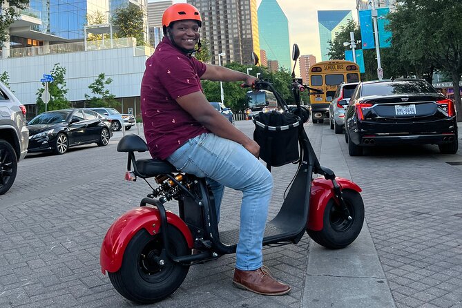 Smart Tour: Downtown Dallas Fat-Tire Scooter Tour - The American Airlines Center and Victory Park