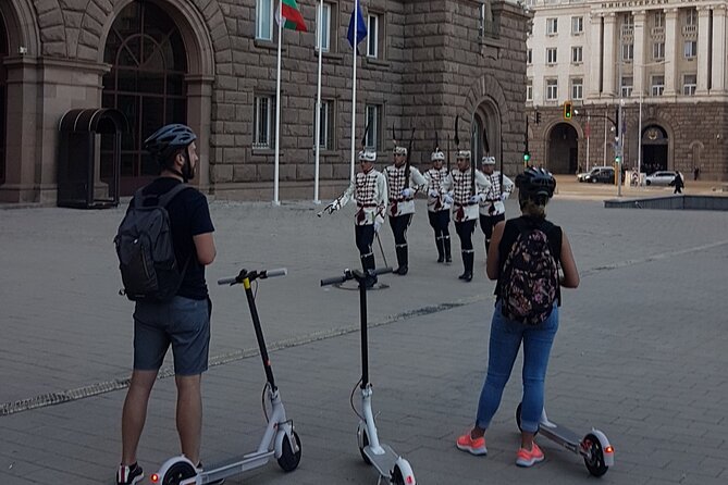 Sofia on an Electric Scooter - Guided Tour - Crystal Garden and the first scooter lesson