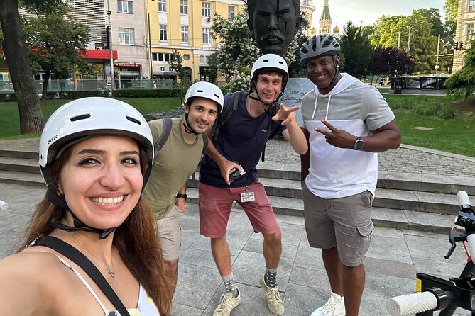 Sofia on an Electric Scooter - Guided Tour - Alexander Nevsky Cathedral and the city’s symbolic center