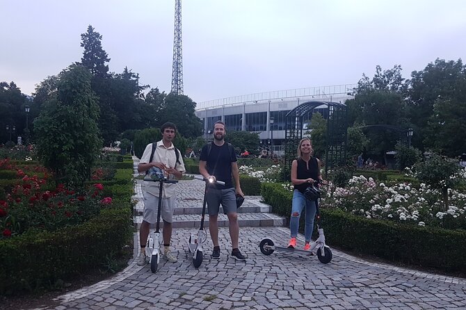 Sofia on an Electric Scooter - Guided Tour - Eagle’s Bridge marks the shift to the park