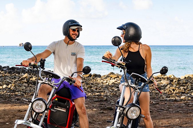 St.Lucia Beaches and Backroads Tour by Electric Big-Wheel Scooter - Pigeon Island and the story of Wooden Leg