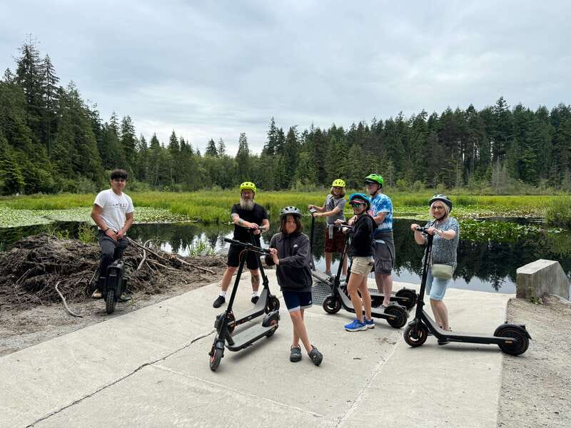 Stanley Park EUC & E-scooters loop tour - Learning the InMotion EUC and E-Scooter