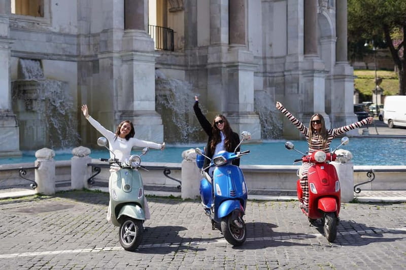 Taste, Explore, Capture-All inclusive Vespa Tour in Rome - The Colosseum: a strong opening photo stop