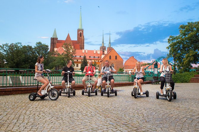 The Classic E-Scooter (3 wheeler) Tour of Wroclaw - everyday tour at 6:00 pm - Key points at a glance