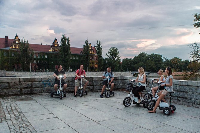 The Classic E-Scooter (3 wheeler) Tour of Wroclaw - everyday tour at 6:00 pm - City Hall and the first history lesson