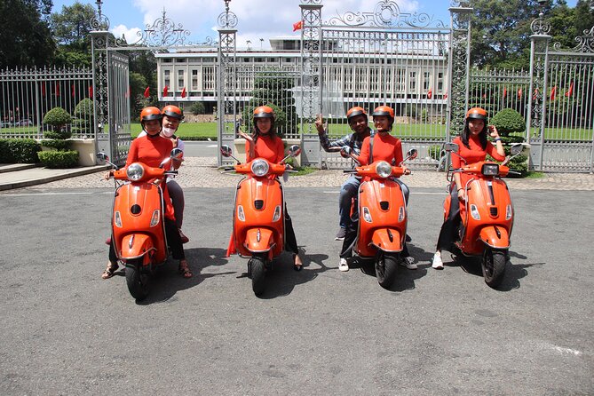 The Insider's Saigon With Female Ao Dai Riders Vespa 4,5 Hours - Pickup and the first ride through Ho Chi Minh City