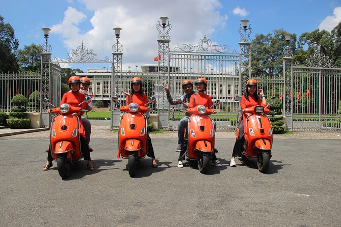 The Insider's Saigon With Female Ao Dai Riders Vespa 4,5 Hours - Ho Thi Ky Flower Market