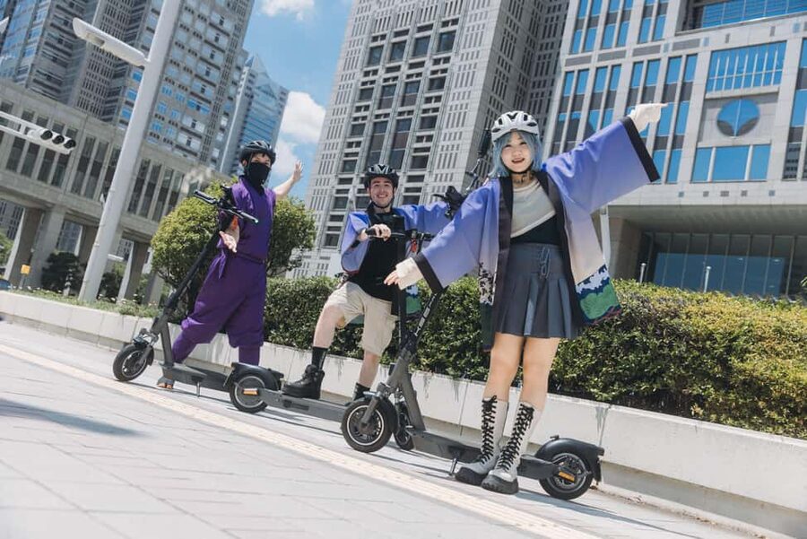Tokyo: Ninja E-Scooter Tour with English Speaking Guide - The five-minute scooter briefing