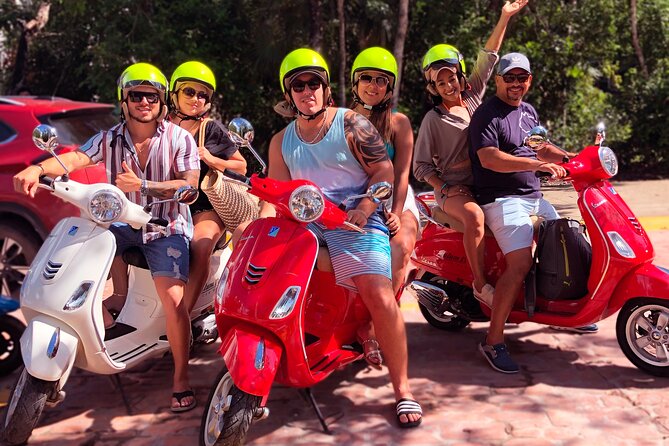 Tulum Vespa Tours with Lunch - Walking Through Tulum’s Maya Port