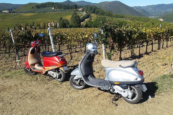 Tuscany Vespa Tour: Lunch & Wine Tasting, Countryside Roads - Leaving Florence for the Tuscan hills