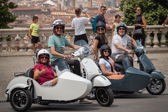 Unforgettable 1.5-Hour Private Vespa Sidecar Tour of Florence - Piazzale Michelangelo: Florence Below Your Feet