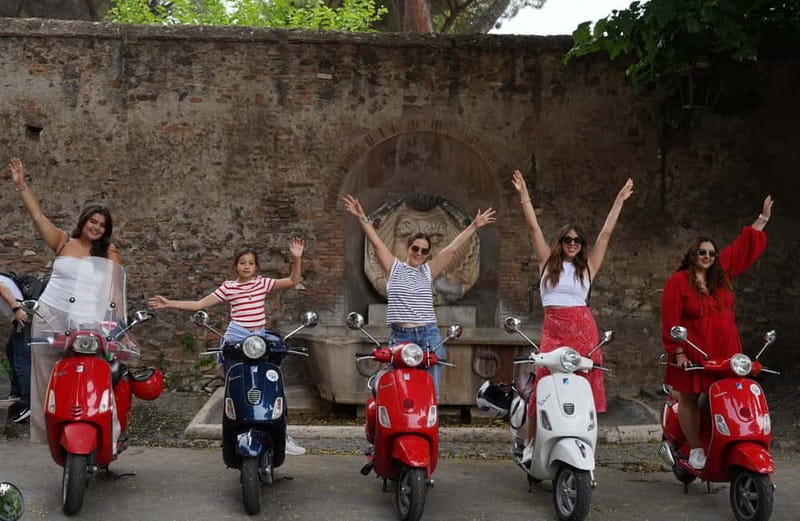 Vespa city tour in Rome with two different routes - Route Two: hilltop views and the western city