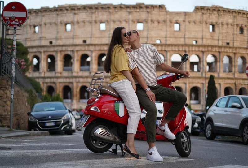 Vespa city tour in Rome with two different routes - Route One: Rome’s central icons in 90 minutes