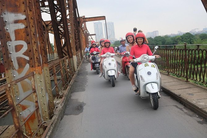 Vespa City Tour &Train Street Female With Ao Dai Riders 4,5 Hours - Ba Dinh Square and the French Quarter