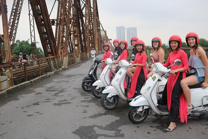 Vespa City Tour &Train Street Female With Ao Dai Riders 4,5 Hours - Hanoi Opera House and the city’s back streets