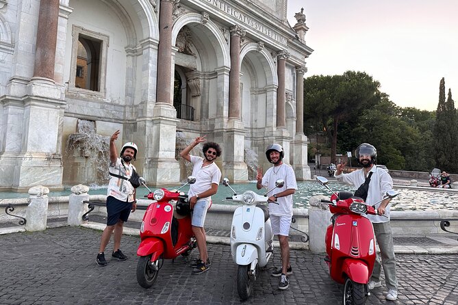 Vespa Photoshoot & Rome Tour - Gelato, tiramisu, and a local coffee break