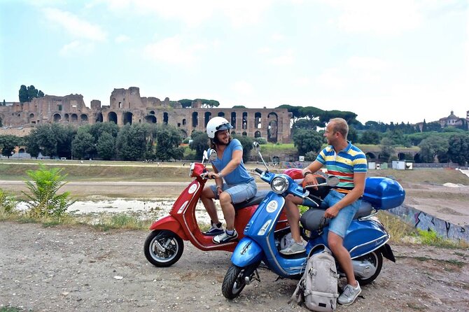 Vespa Primavera 125 cc Rental at Rome 24 ore - A Flexible One-Day Route From the Colosseum