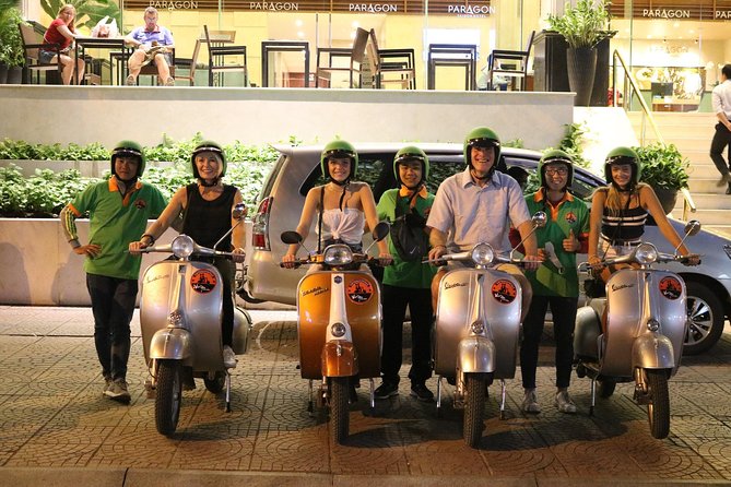 Vespa Saigon By Night Street Food Tour - Group size, timing, and practical comfort