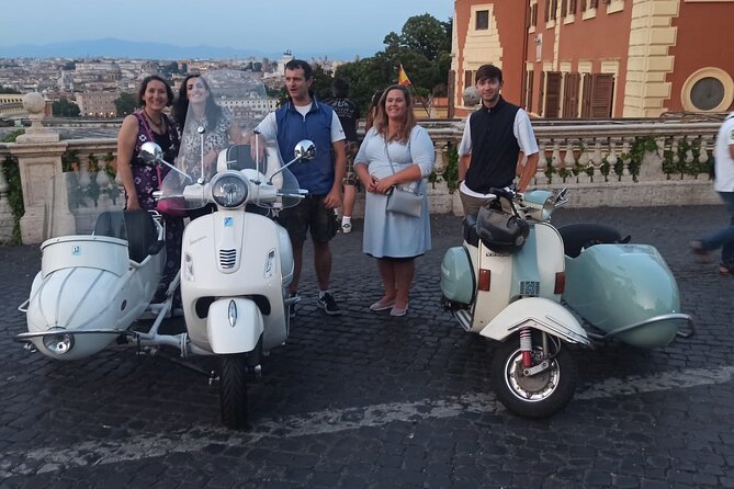 Vespa Sidecar Tour at Day/Night with Pickup - Circus Maximus and the Tiber keep the route moving