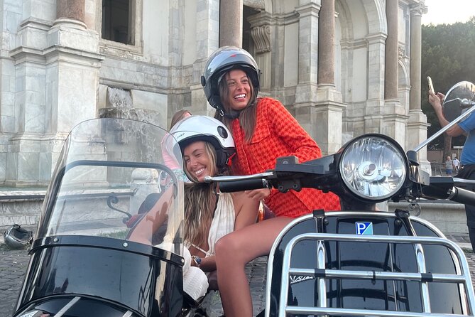 Vespa Sidecar Tour By Night with Pickup - Aventine Hill brings quiet streets and a famous view