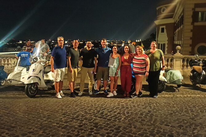 Vespa Sidecar Tour By Night with Pickup - Circus Maximus and Palatine Hill pass by in motion