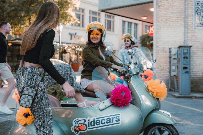 VESPA SiDECAR Tour in San Antonio with Tacos - Why the Vespa sidecar changes the whole tour