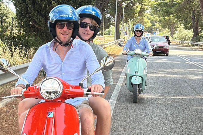 Vespa tour from Polignano to Savelletri with octopus sandwich - San Vito Abbey and the coast near Polignano
