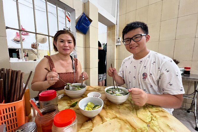 Vespa Tour HANOI BACK STREETS: FOOD+LOCAL LIFE+CULTURE & FUN - Long Bien Bridge and the walk across Banana Island