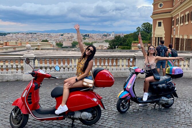 Vespa Tour in Rome Driven by Us with Optional Pick Up - Teatro di Marcello and Rome’s layered past