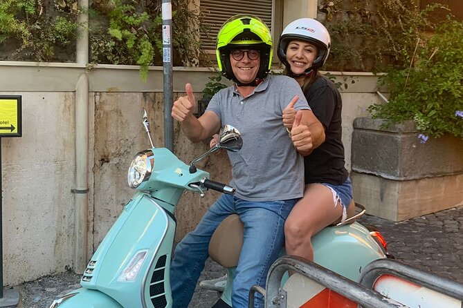 Vespa Tour in Rome Driven by Us with Optional Pick Up - Gianicolo Belvedere and the final city view