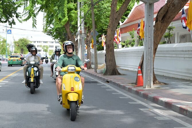 Vintage Scooter Bangkok Tour on Weekday (City Route) - The Giant Swing and Wat Suthat show Bangkok’s ceremonial side