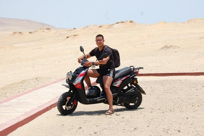 Visit the Paracas National Reserve on a SCOOTER - Starting at Playa Roja Tours in Paracas