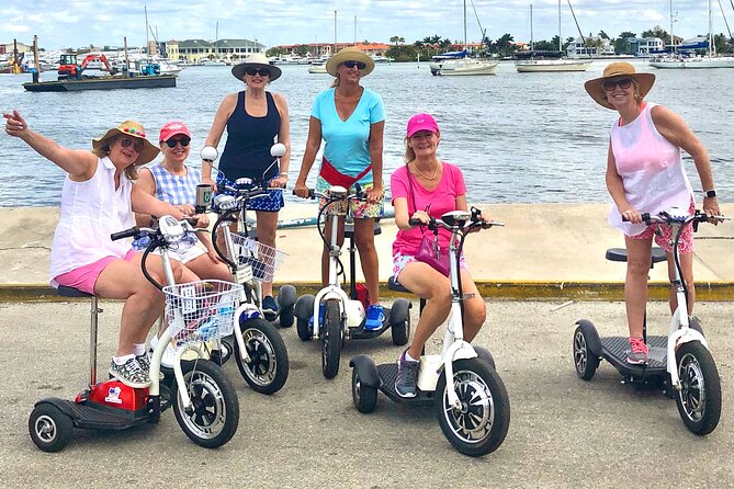 Your Ride Your Adventure Trikes Mopeds Segways and Bike Tour - Tin City and Naples’s Working-Dock Past